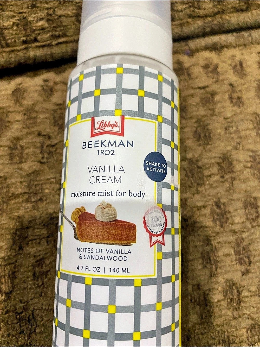 Beekman 1802 x Libby's Vanilla Cream Moisture Mist for Body 4.7 fl oz NWT